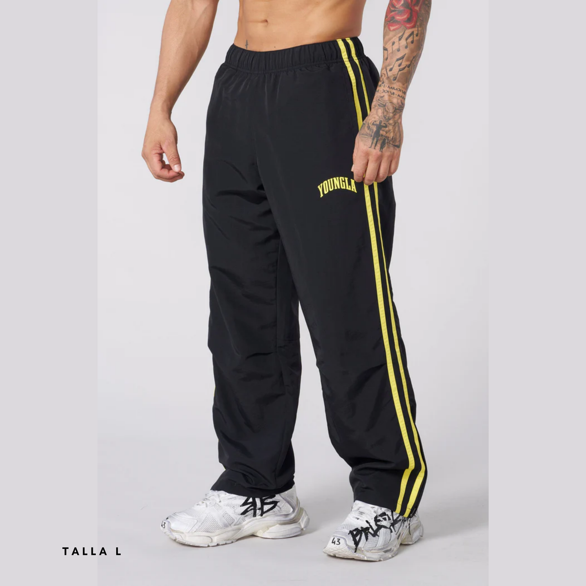 YoungLA pantalones Flagship track pants wide leg